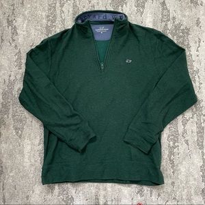Vineyard Vines Green Quarter Zip, medium